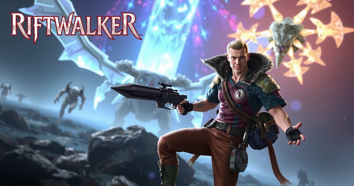 Featured scene from Riftwalker: Epic battle in alien dimension