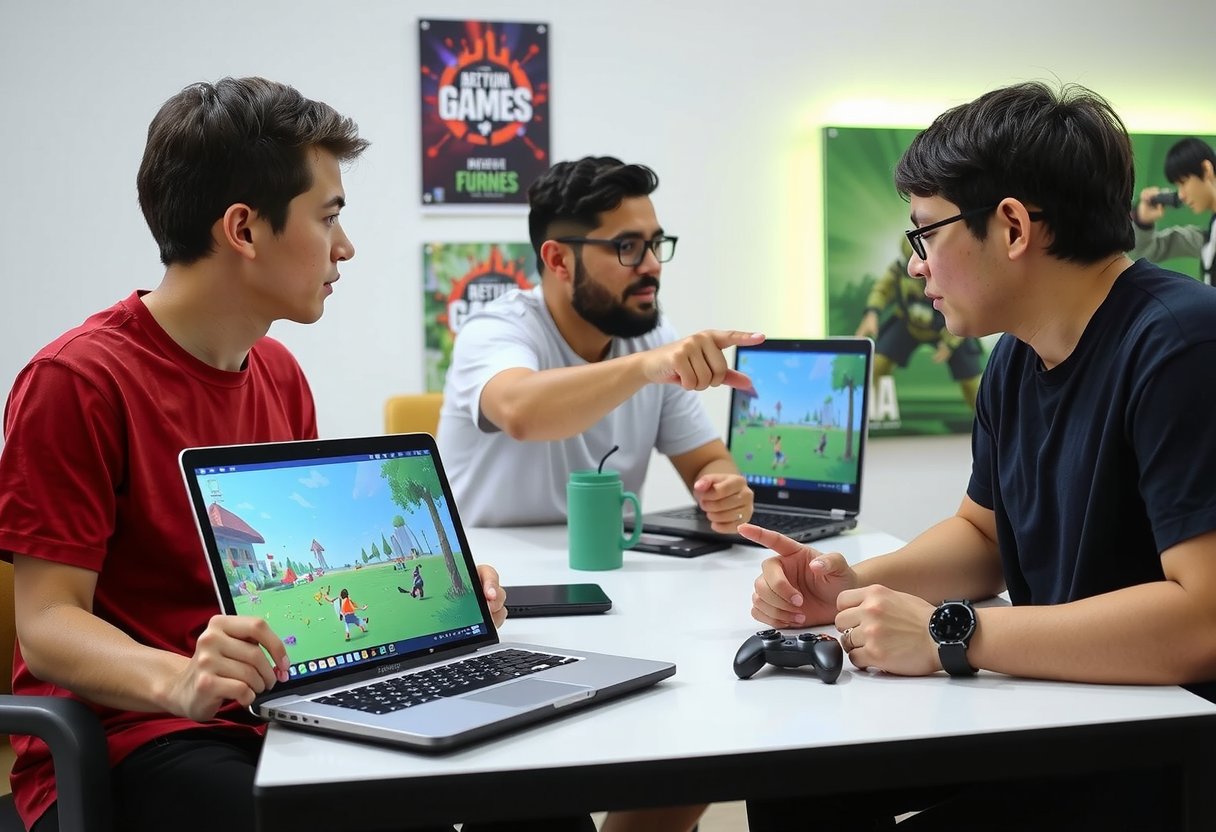 Aspiring developers in GameriftX internship program